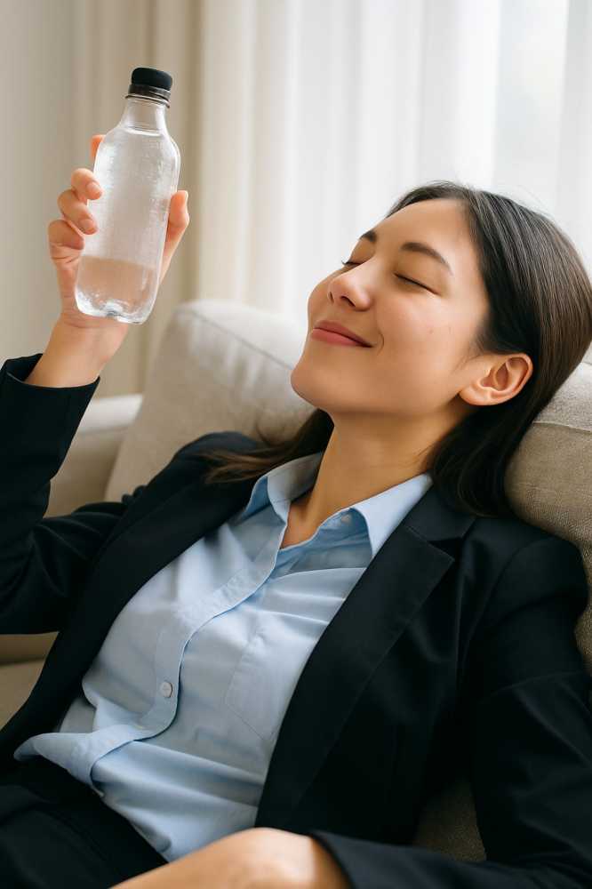 1、	《一瓶悅氏氣泡水，撐起你對生活的要求》 